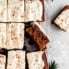 easy gingerbread cake cut into slices