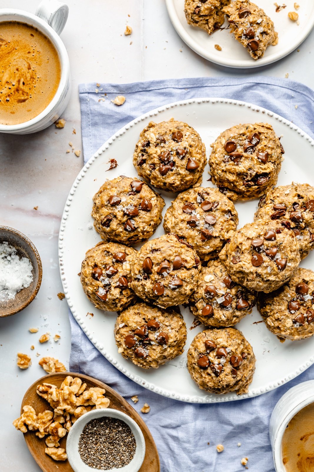 kid-friendly breakfast cookies on a plate